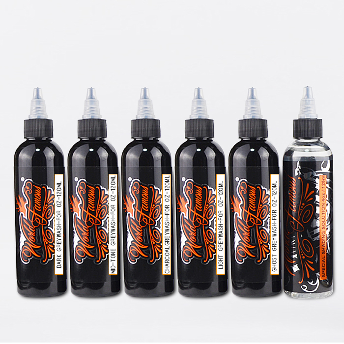 4 OZ World Famous Tattoo Ink Set Five Stage Shading Set Supply - Buy 4 OZ World  Famous Tattoo Ink Set Five Stage Shading Set Supply Product on