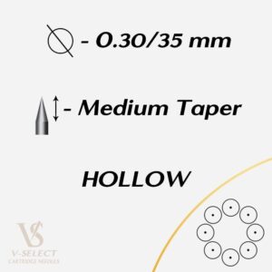 Round Liner / V-Select Cartridge Needles-pack