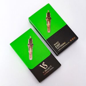 Flat Round Shader / V-Select Cartridge Needles-box