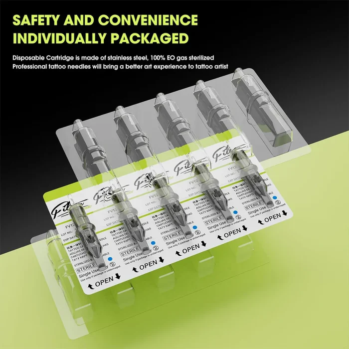 Round Liner / Filter Venom Cartridge Needles-pack