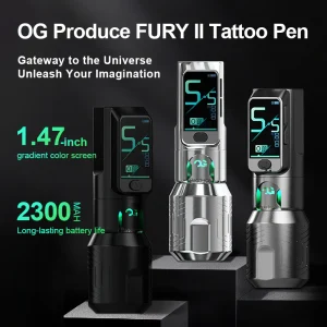 [Jason Ramos Limited edition] PIONEER-FURY Ⅱ 4.2mm Stroke Wireless Tattoo Pen