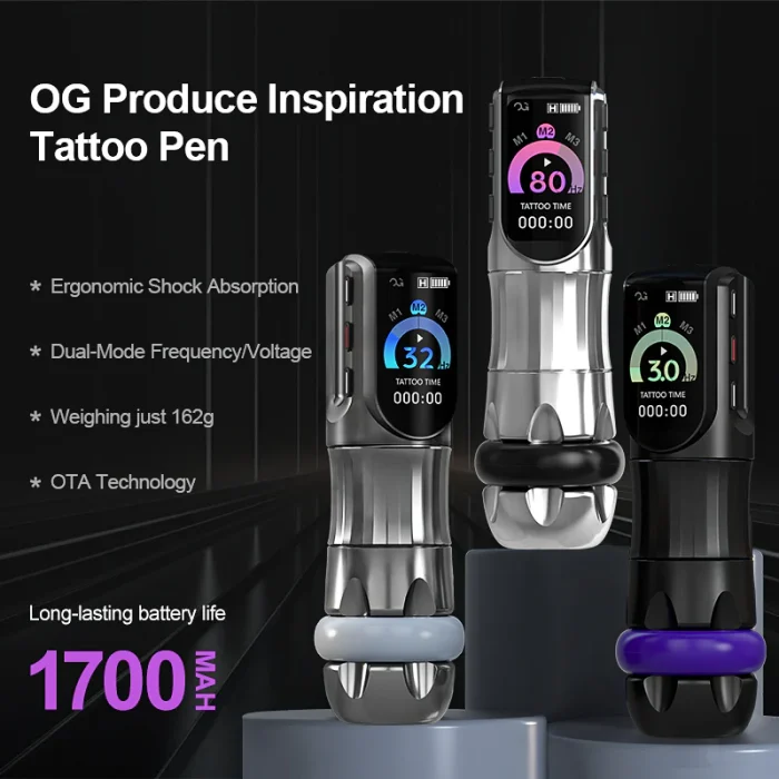 PIONEER-INSPIRATION 4.2mm Stroke Shock Absorption Wireless Tattoo Pen