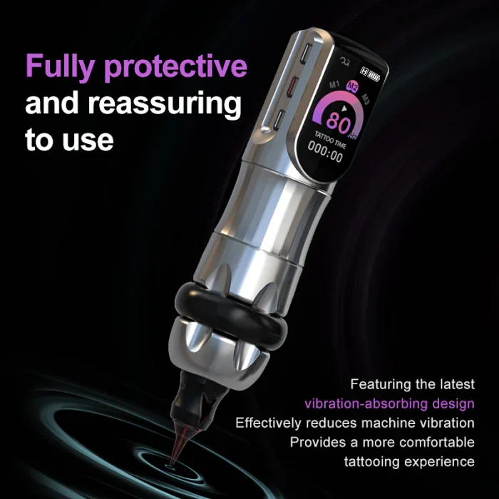 PIONEER-INSPIRATION 4.2mm Stroke Shock Absorption Wireless Tattoo Pen