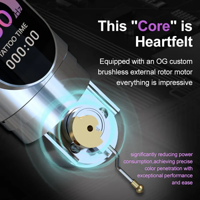 PIONEER-INSPIRATION 4.2mm Stroke Shock Absorption Wireless Tattoo Pen