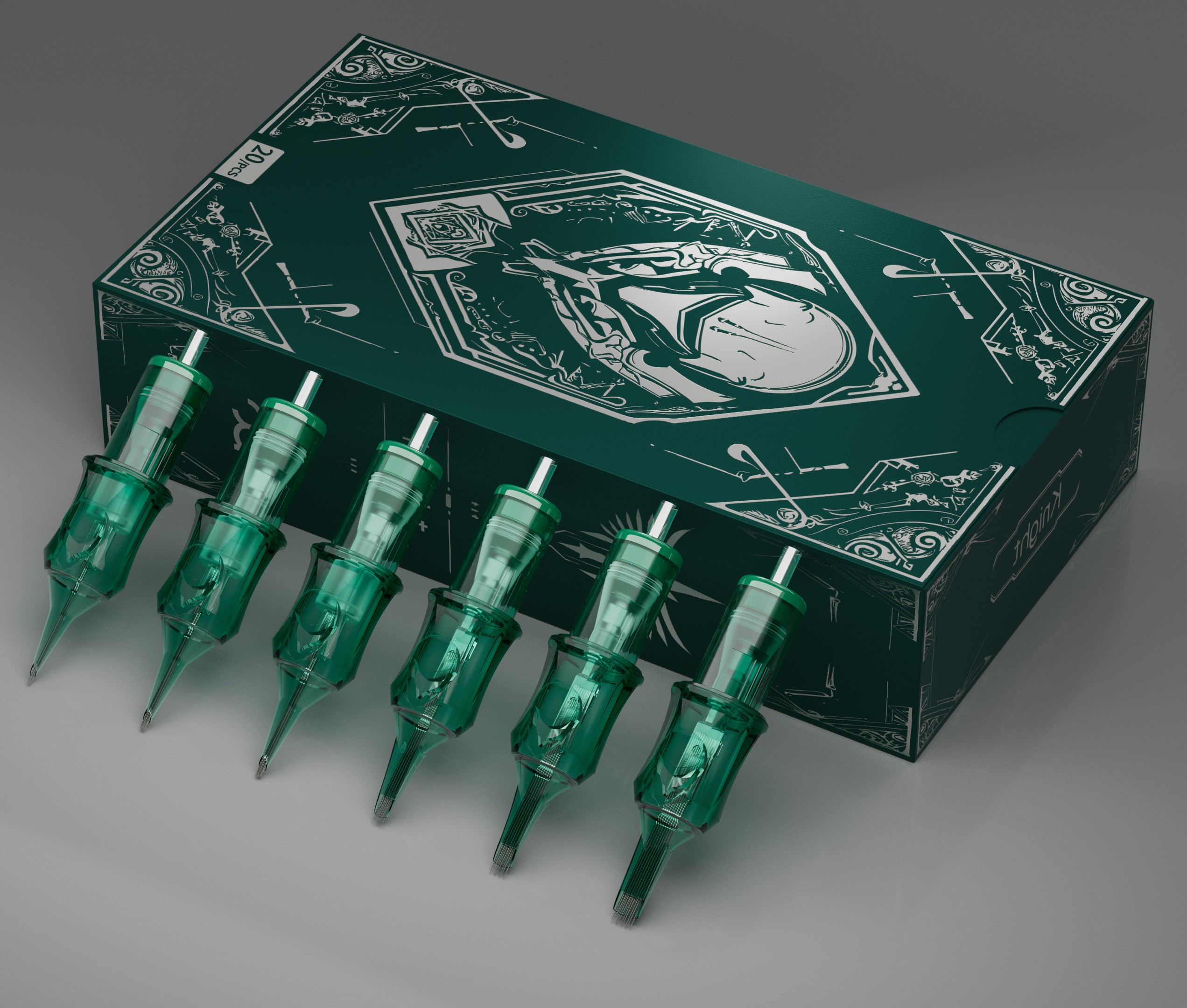 Curved Magnum / OG Green Knight Cartridges