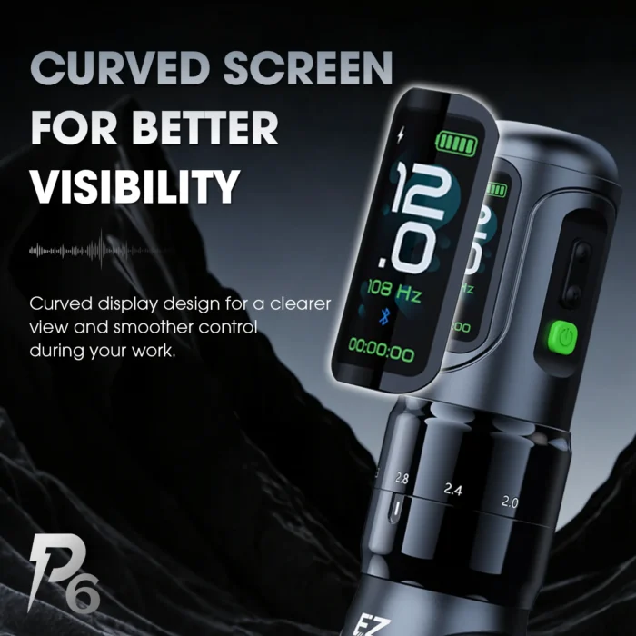 P6 Adjustable Stroke Wireless Tattoo Machine