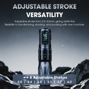 P6 Adjustable Stroke Wireless Tattoo Machine