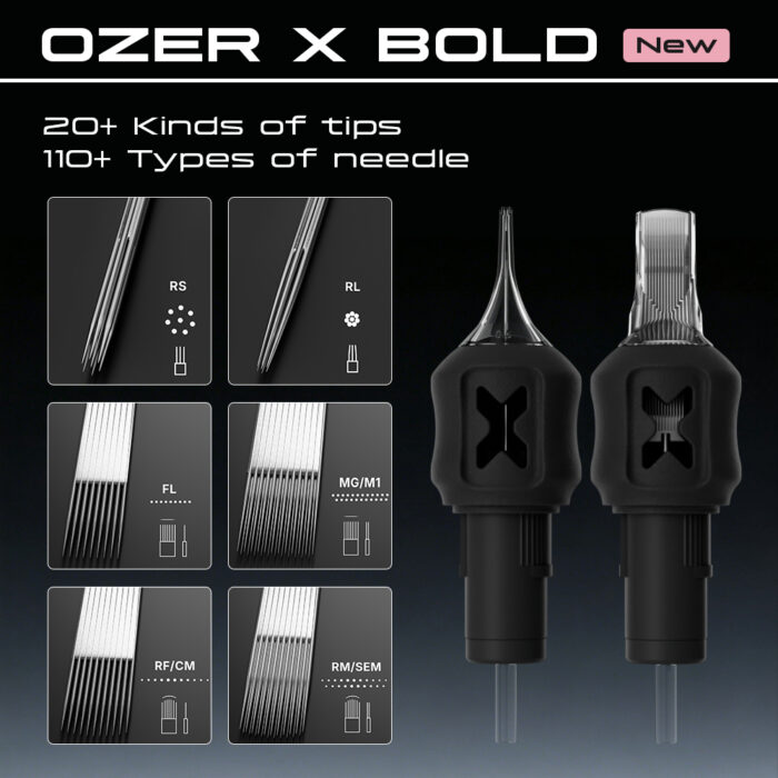 Round Liner / OZER X Bold Tattoo Cartridges-pack