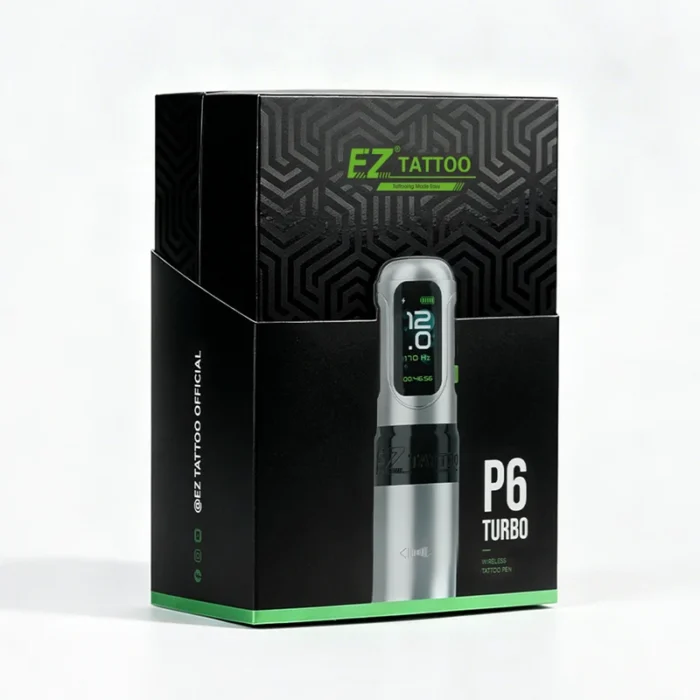 P6 Turbo Adjustable Stroke Wireless Tattoo Machine